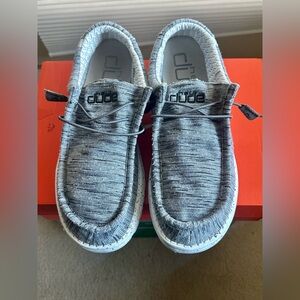 Hey Dude Light Gray Slip-Ons